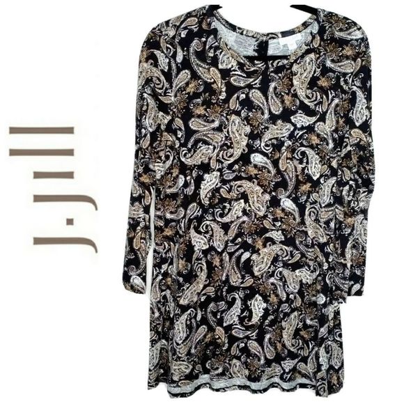 J. Jill Tops - J.JILL PAISLEY BLOUSE